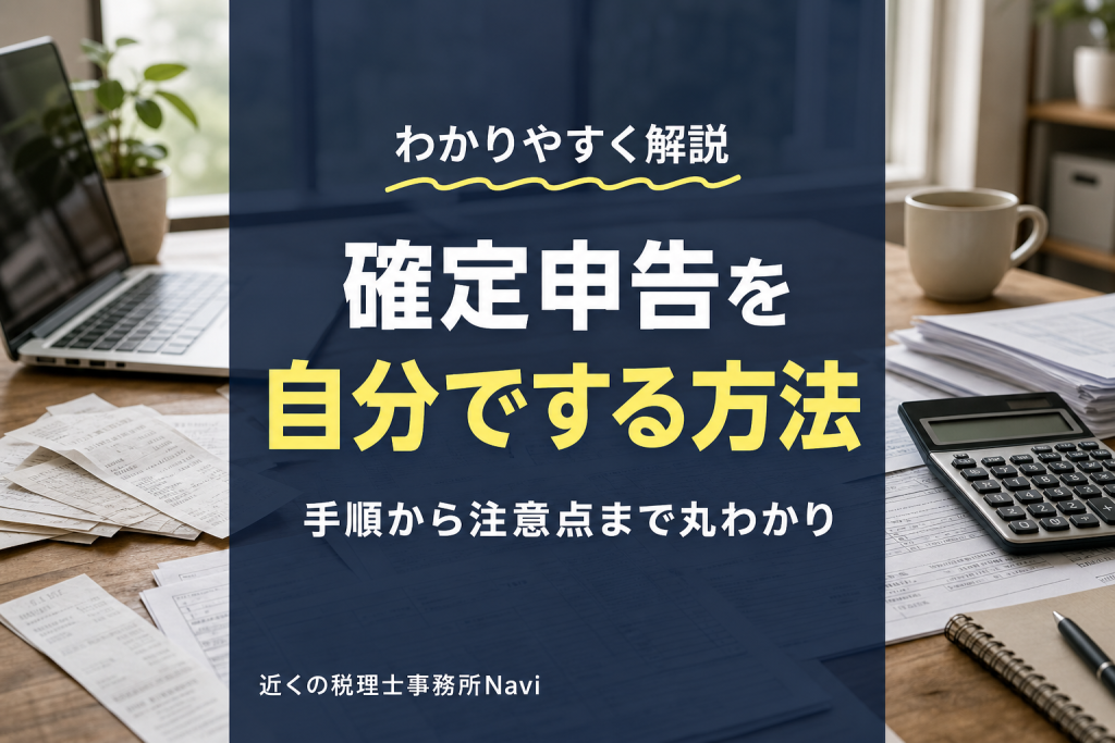 確定申告を自分でする方法とは?手順と注意点を徹底解説