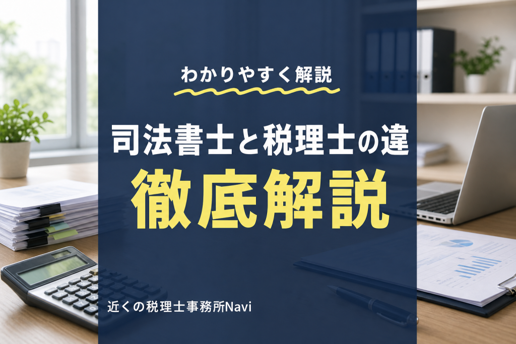 司法書士と税理士の違いとは?役割と選び方を解説