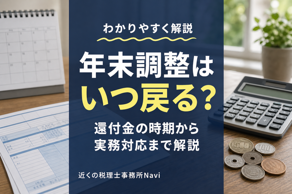 年末調整はいつ戻る?還付金の時期と仕組み解説