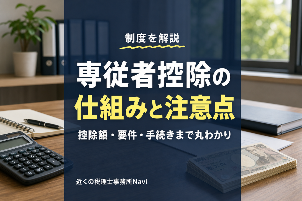 専従者控除とは?控除額と要件をわかりやすく解説